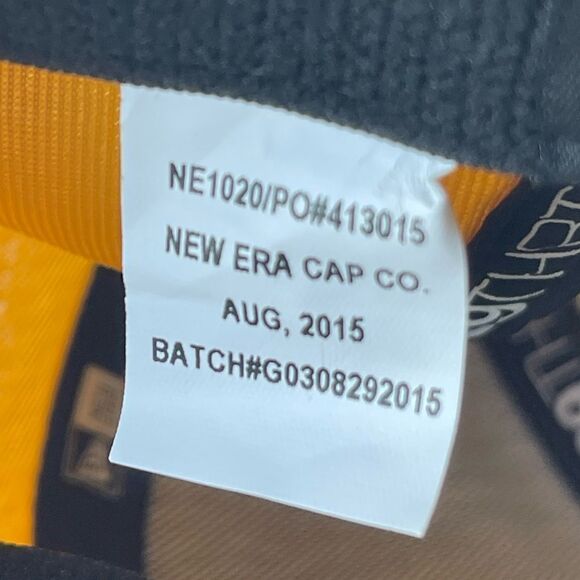 “Monarch Snowmobile Tours”  New Era 39Thirty Flex Fit Cap M/L Black Gold • NWT - Picture 11 of 13